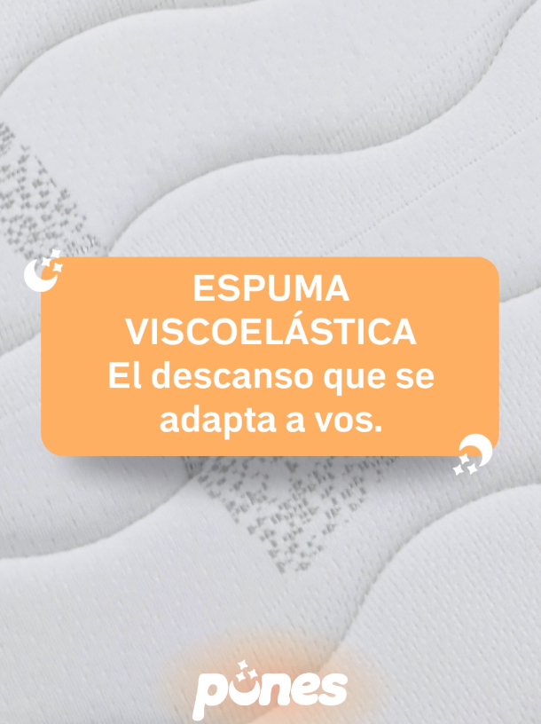 Colchón Punes Calilegua (Resortes Enfundados + Memoria 30 cm)